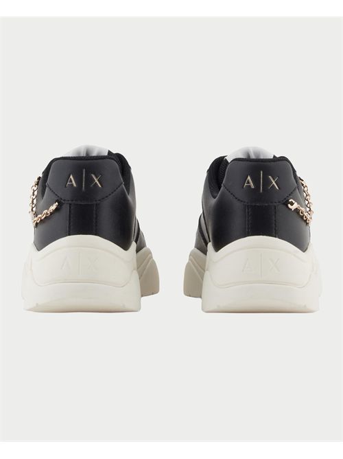Armani Exchange women's sneakers with chain ARMANI EXCHANGE | XW001617-AF17443MC005